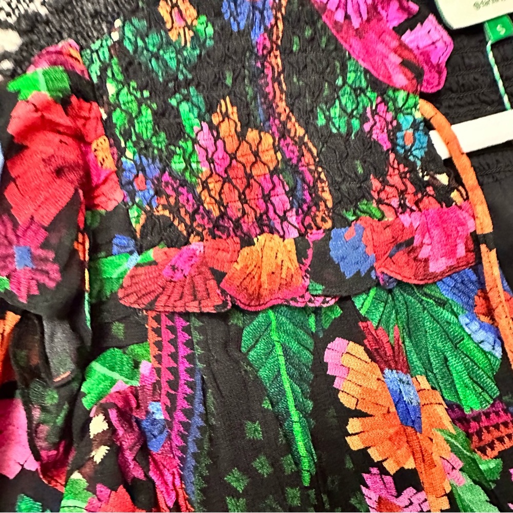 NWT Farm Rio Dress Multicolor Size Small - Picture 11 of 11